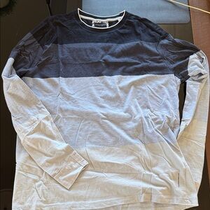 Classic Black and Gray Long Sleeve Tee